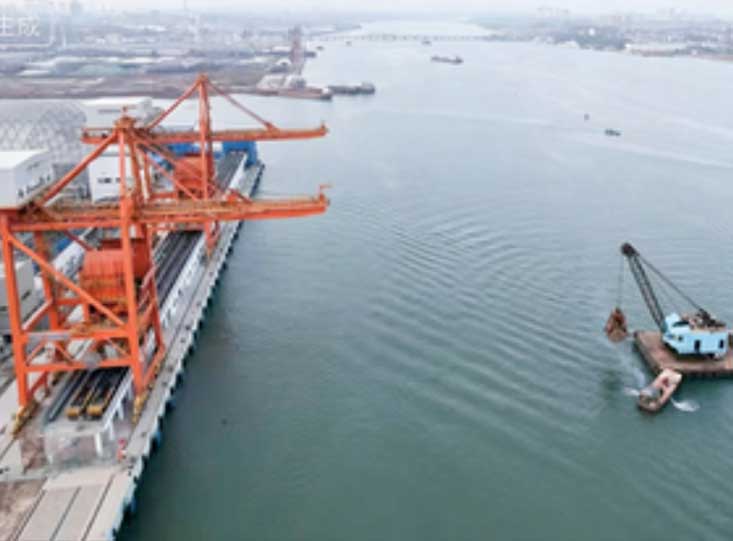 广西钦州港金谷港区金鼓江